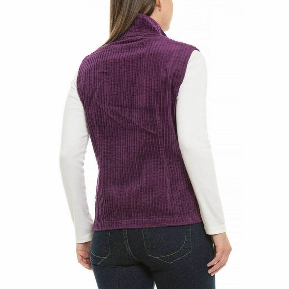 Woolrich Women’s Kinsdale Corduroy Vest in Blackberry/Purple - size small - Picture 2 of 11